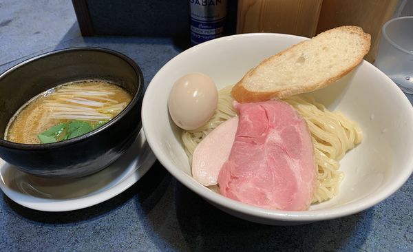 「特製白湯つけめん」@もとのともの写真