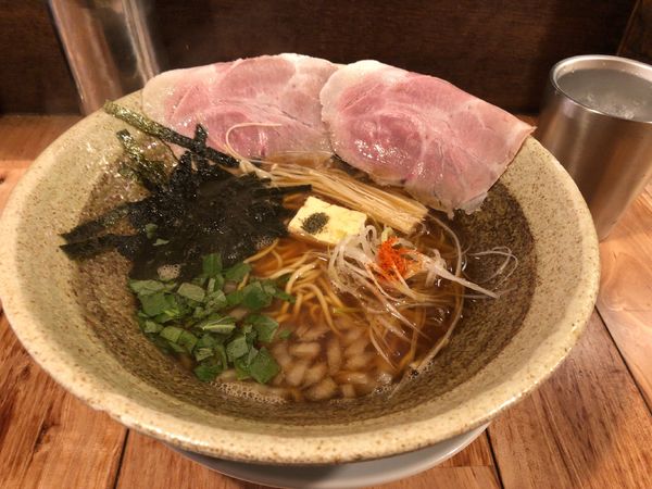 「醤油ラーメン　チャーハンセット　1200円」@創作らーめん style林の写真