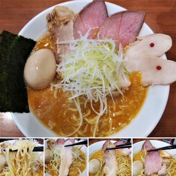 「特製濃厚背脂味噌ラーメン  1050円」@中華そば 七麺鳥の写真