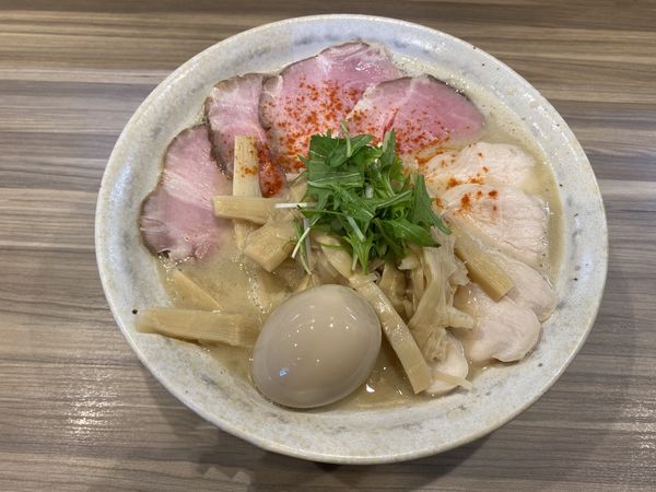 「鳥そば・大盛920+全部増460＋チャーシューx2・600」@鳥そば 真屋の写真