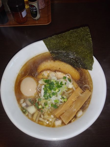 「秋刀魚中華そば」@つけ麺 弥七の写真