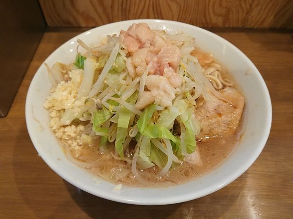 「小らーめん 700円(全まし)」@ラーメン二郎 前橋千代田町店の写真