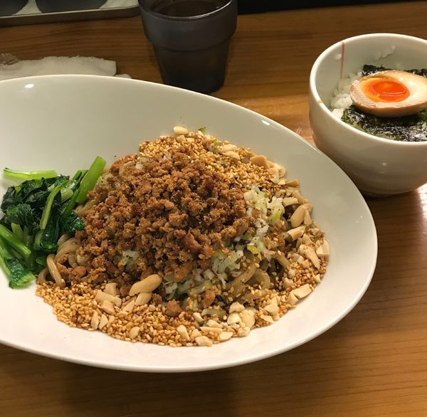 「汁なし坦々麺＋ごはん(中)」@雲林坊の写真