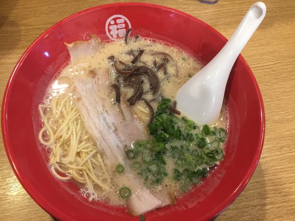 「特製ラーメン¥500+替玉¥100」@豚骨ラーメン 福の軒の写真