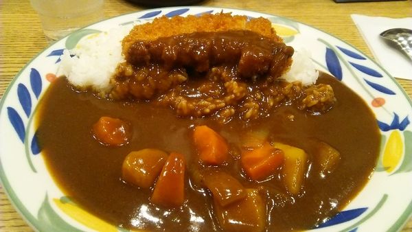 「ポークカツカレー 700円＋野菜 100円」@カレーハウス ピヨの写真