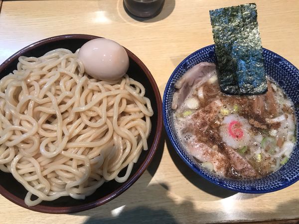 「あつ半チャーシュー+味玉1,000円+100円」@くり山の写真