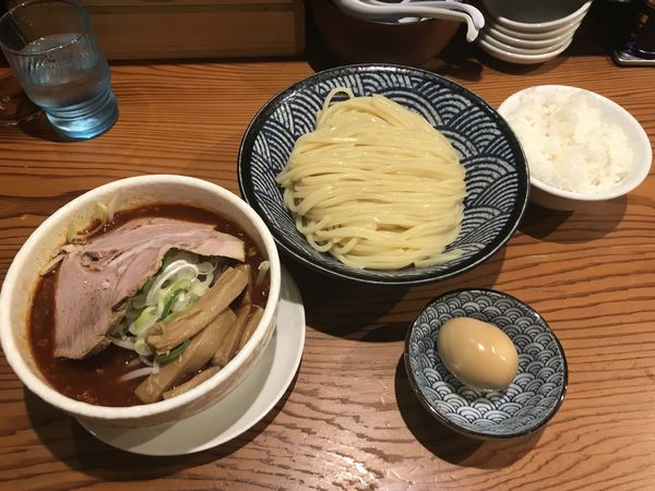 「麻辣つけ麺」@麺 一直の写真