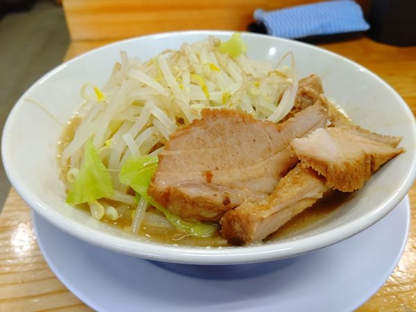 「小ラーメン(全部普通・125g)750円」@ラーメン赤沼の写真