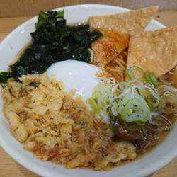 【12～1月限定】温玉具だくさんそば 420円