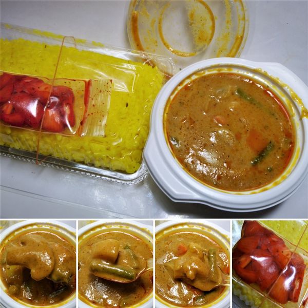 「ベジタブルカレー(HOT)　500円」@ナマステ上野キッチンの写真