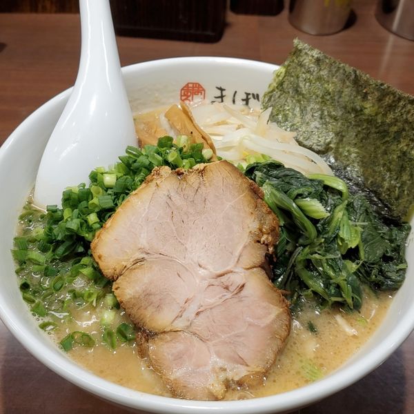 「野菜らーめん」@豚骨醤油らーめん まぼろしの写真