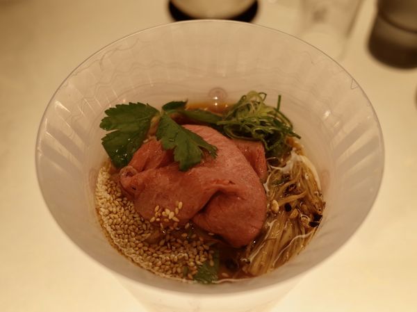 「霜降和牛チャーシュー麺…1518円」@Jikasei Mensho 渋谷パルコ店の写真