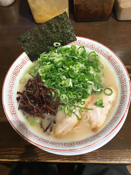 「ネギラーメン　850円」@博多長浜ラーメン フクフクの写真