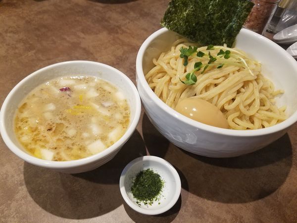 「濃厚ホタテつけそば¥950+味玉¥100」@NOODLE VOICEの写真