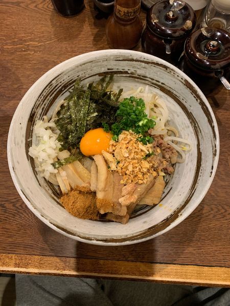 「めんばみまぜそば」@つけめん まぜそば 麺喰の写真