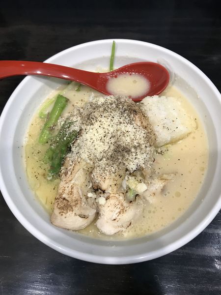 「【季節のらーめん】白味噌ら〜めん」@麺匠 むさし坊 武蔵浦和本店の写真