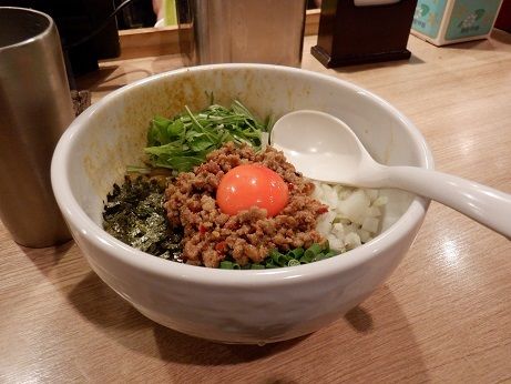 「カレー台湾まぜそば小盛」@withの写真