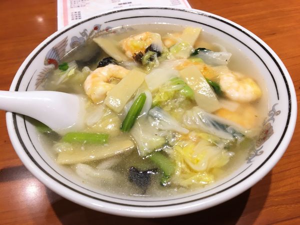 「海老ラーメン」@西苑飯店の写真