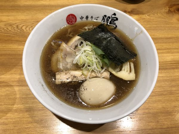 「煮干し醤油そば」@中華そば 鵬の写真