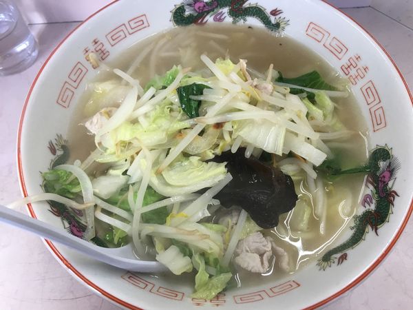 「タンメン 餃子」@岐阜屋の写真