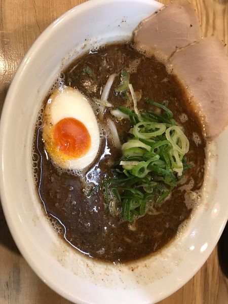 「新風(魚介とんこつ)@800」@なにわ新風 日本橋総本店の写真