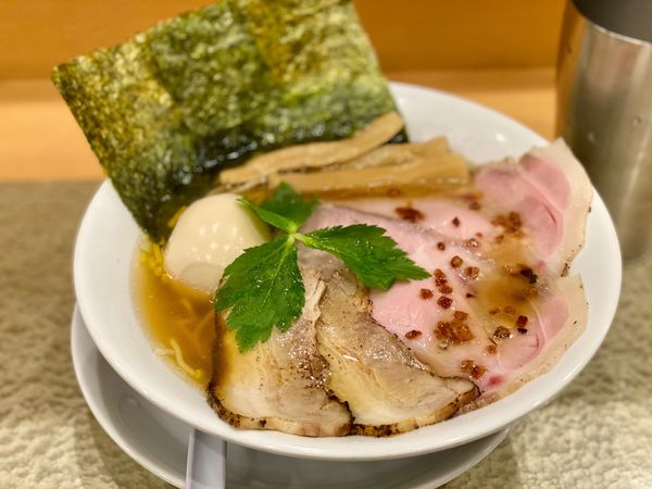 「黄金貝らーめん　特製」@なにわ麺次郎の写真