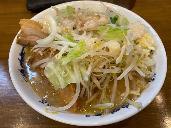 「小豚　ニンニクアブラカラメ」@ラーメン二郎 前橋千代田町店の写真
