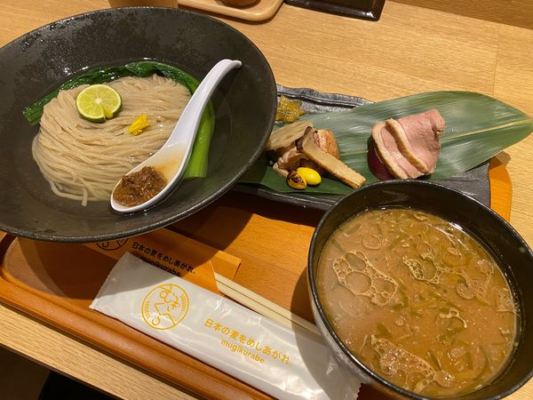 「【寿製麺よしかわ】麺割烹 霜月 鴨の味噌つけそば」@むぎくらべの写真