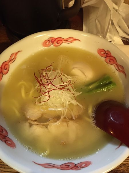 「味玉鶏白湯ラーメン」@麺・酒処 ぶらりの写真