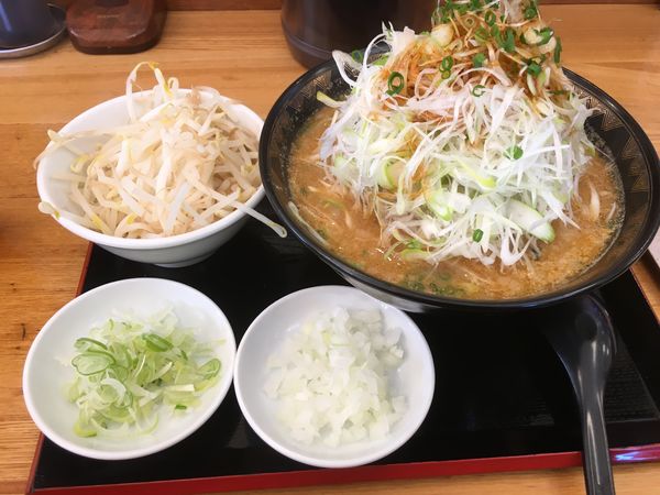 「ネギ味噌ラーメン(730¥)」@優勝軒 日立店の写真