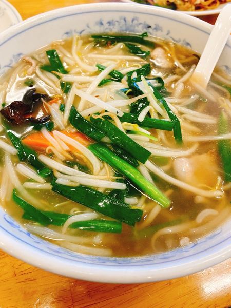 「もやしラーメン　0.5玉」@ぎょうざの満洲 前橋南モール店の写真