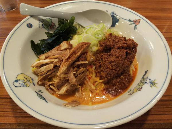 「【限定？】汁なしタンタンメン　大盛り」@テンホウ 梓川店の写真