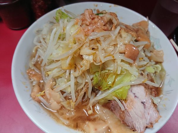 「小ラーメン 豚５枚」@ラーメン二郎 環七一之江店の写真