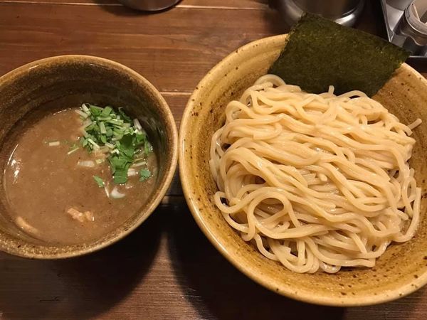 「ベジポタ煮干しじめつけ麺(もっちり麺)」@ベジポタつけ麺 えん寺の写真