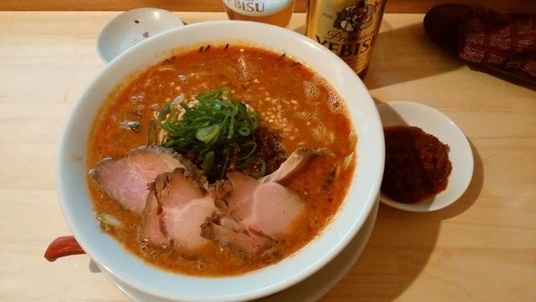 「担担麺¥860-+チャーシュー¥220-+辛味¥20-+ヱビ」@麺庵ちとせの写真