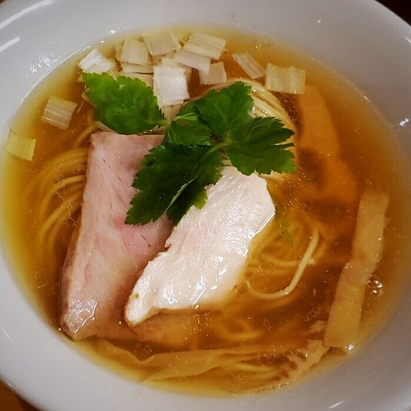 「上鶏そば（塩）８００円」@中華蕎麦 龍馬の写真