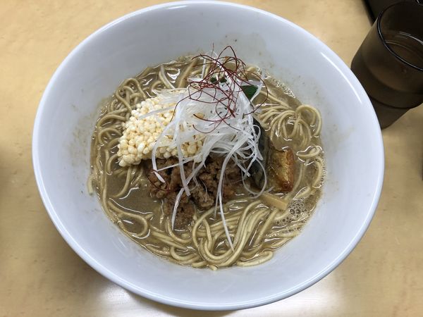 「【限定】サバ味噌煮干しら～めん」@中華そば よしかわの写真