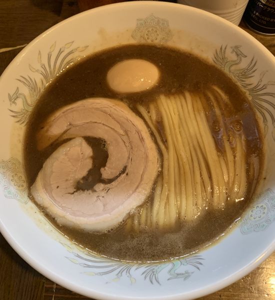 「味玉ドロニボチャーシュー麺（トッピングなし）」@ラーメン豚極有の写真
