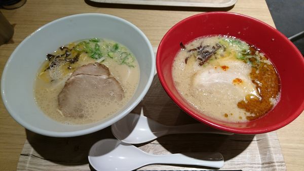 「【昼】メインダブルセット 赤丸+白丸」@1/2PPUDO 渋谷ヒカリエ店の写真