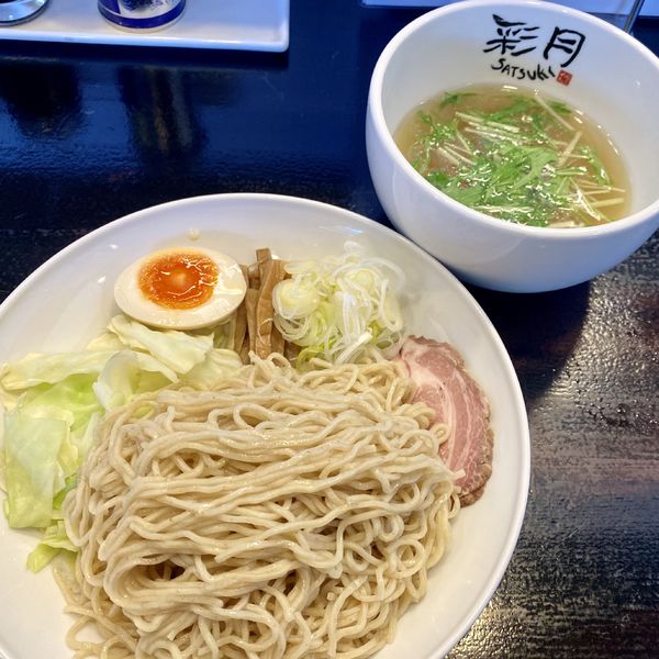 「塩つけめん（中盛）」@麺屋彩月の写真