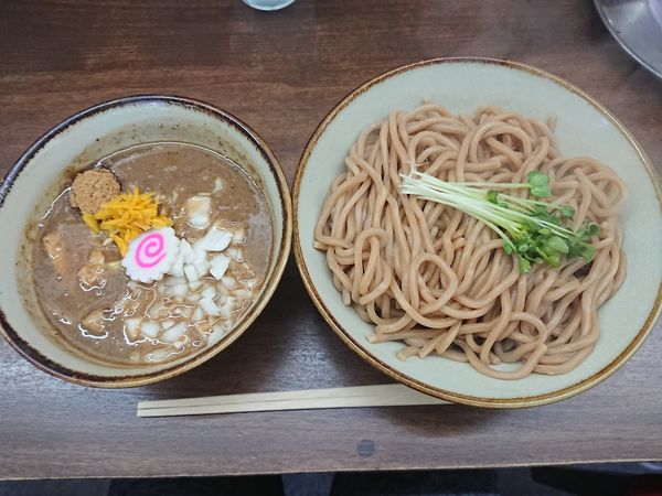「濃厚魚介つけ麺大盛￥９５０」@麺屋みつば＋クローバーの写真