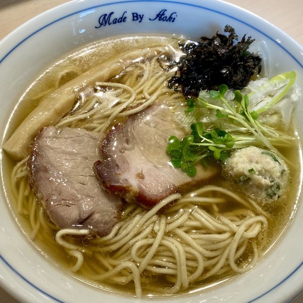 「淡麗煮干しらーめん」@中華蕎麦 あお木 secondの写真