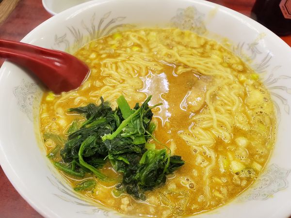 「カレーラーメン780円細麺」@らーめん ドラごんちの写真