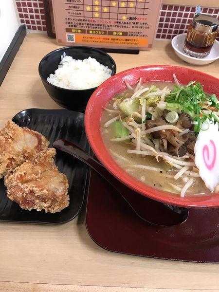 「濃厚タンメン＋でっからセット」@小江戸タンメン 蔵之介の写真