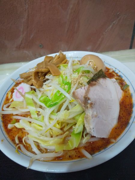「野菜ラーメン870円担担に変更50円(麺カタメ)」@所沢大勝軒の写真