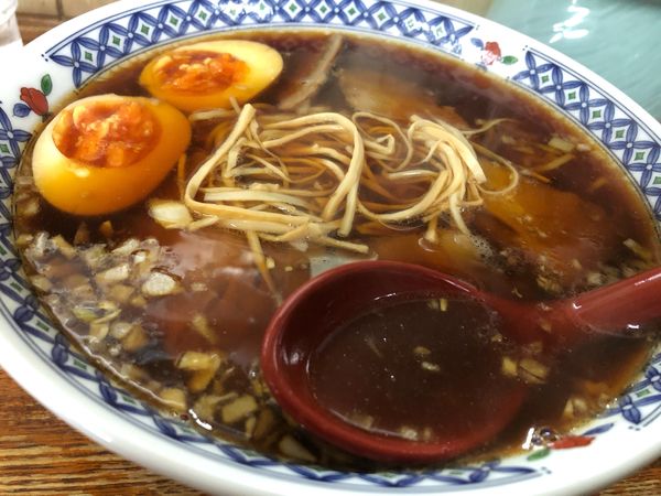 「チャーシューメン+味玉」@ラーメン ワンちゃん 木更津本店の写真