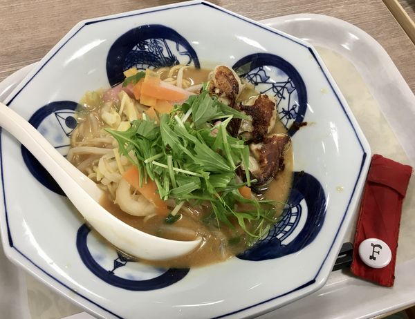 「かきちゃんぽん」@長崎ちゃんぽん リンガーハット イズミヤ千里丘店の写真