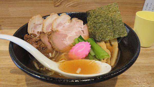 「中華そば  チャーシュー2枚」@中華そば 獅子亭の写真