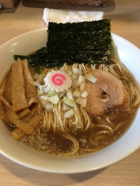 「ラーメン（大盛）＋メンマ増」@麺＆cafe Coi.Coi.の写真