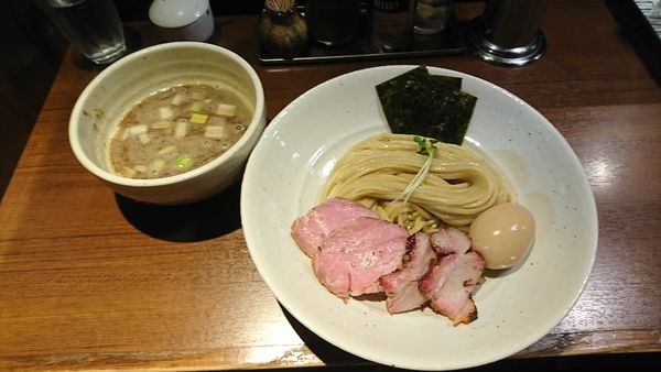 「特製濃厚豚骨魚介つけめん」@麺処 はら田の写真